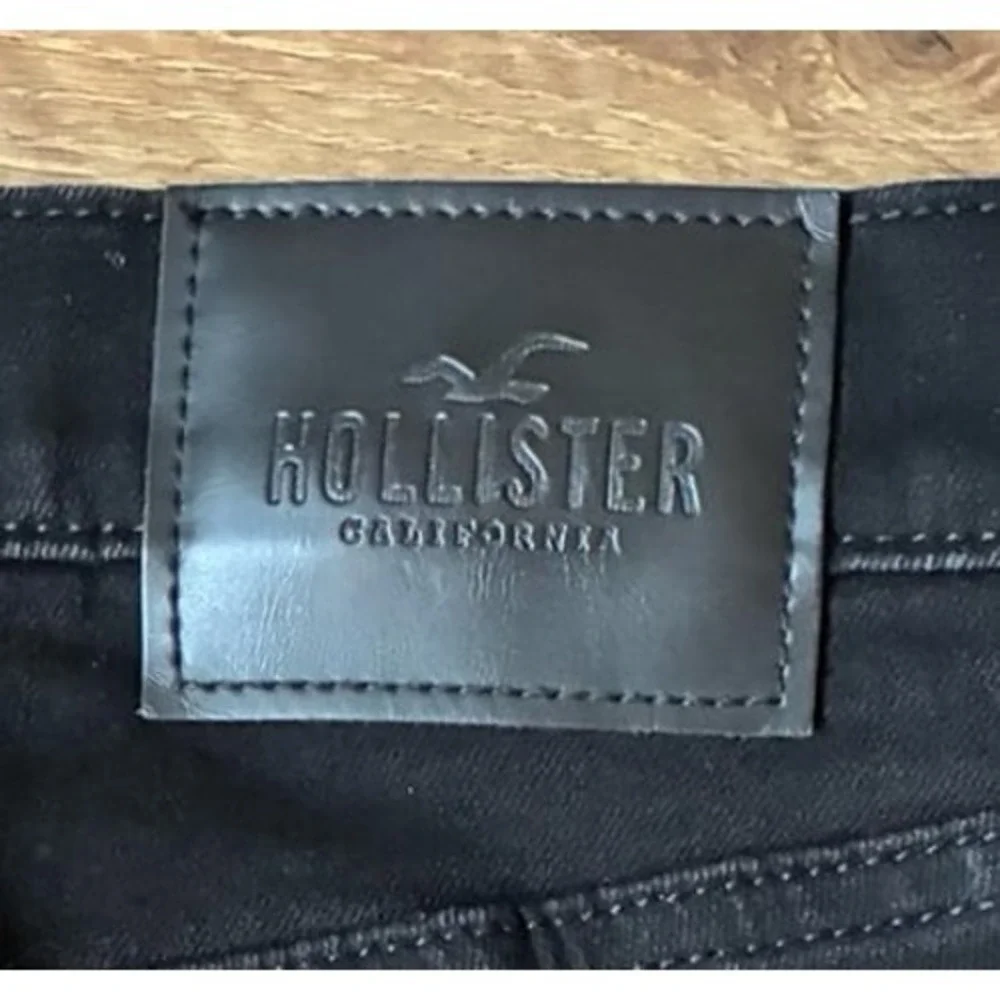 Men's Hollister advanced stretch slim straight black pants Sz. 29/30